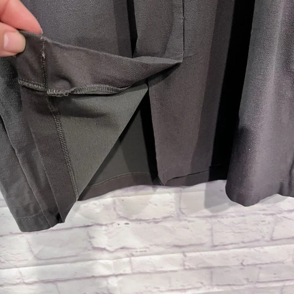 Eileen Fisher Washable Stretch Crepe Sleeveless Sheath Dress Petite Size Large - Picture 6 of 10